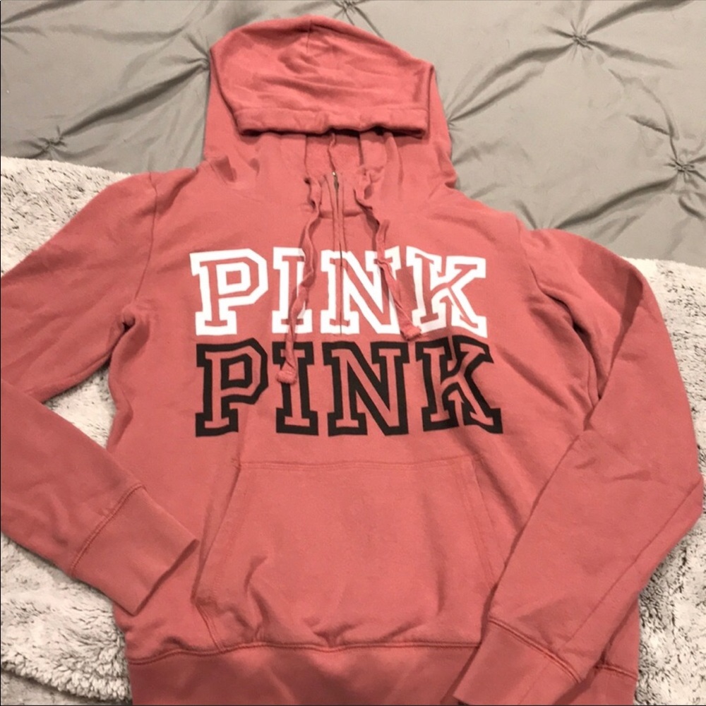PINK 3/4 Zip Hoodie